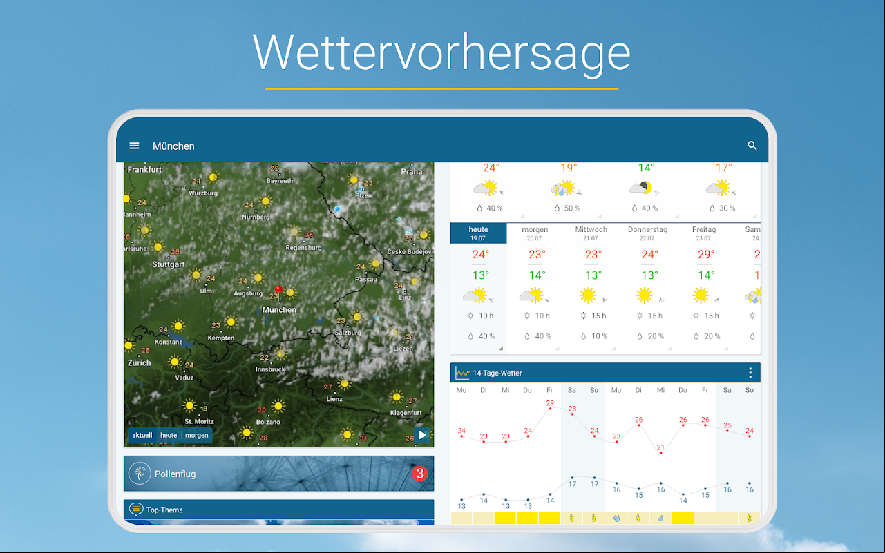 WetterOnline Pro App